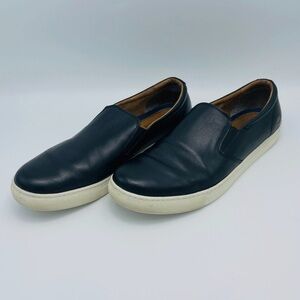 Florsheim Mens Black Genuine Leather Slip Ons